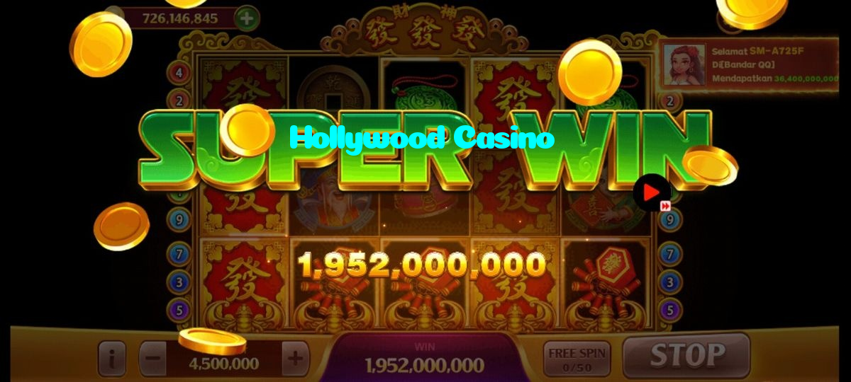 Hollywood Casino  casino presented on mobile device in Pakistan with slots and live games